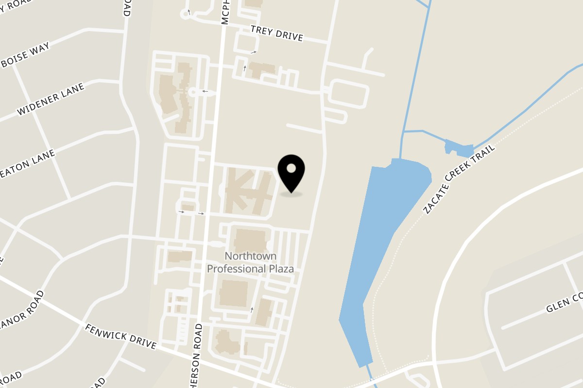 Map showing the location of Greta Rocio Drive on 7010 Rocio Dr Ste c in Laredo